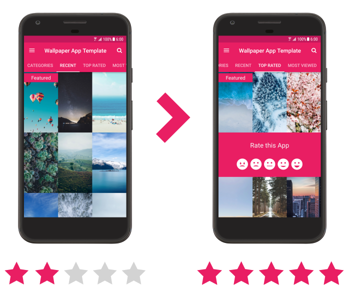 Improve your app ratings